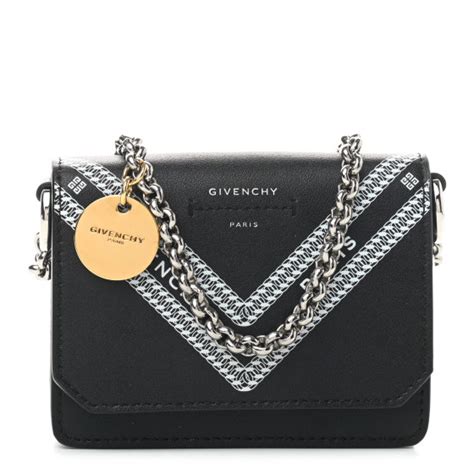 givenchy wing leather card case on a chain|GIVENCHY Calfskin Wing Card Case Black .